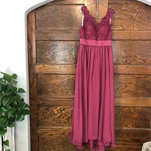 Azazie Gertrude Bridesmaids Dress in Burgundy